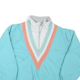 ODLO Womens Blue Zip Jacket L Polyester Blend Colourblock Casual Sport