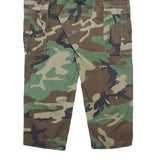 GIBRALTAR P.R INC Mens Cotton Camouflage Print Regular Fit Cargo Trousers W33