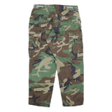 GIBRALTAR P.R INC Mens Cotton Camouflage Print Regular Fit Cargo Trousers W33