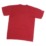 GENUINE MERCHANDISE Mens Red Reds Graphic T-Shirt M Short Sleeve Henley Neck