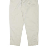 LEE Mens Cotton Blend Beige Relaxed Tapered Trousers W26 L28 Casual Wear