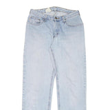 CARHARTT Mens Jeans Blue Regular Straight Denim Light W28 L32 Zip Cotton Blend