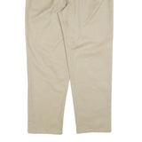 DICKIES Mens Cotton Blend Beige Regular Fit Straight Trousers W34 L32 Workwear
