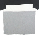 PUMA Mens Black & White & Grey Modern T-Shirt M Short Sleeve Crew Neck Logo