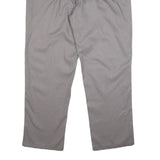 DICKIES Mens Cotton Blend Grey Regular Straight Trousers W42 L32 Workwear Zip