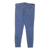 LEE Womens Slim Blue Denim Slim Jeans W28 L24 Zip Closure