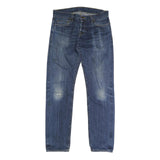 CARHARTT Mens Regular Blue Denim Jeans W34 L33 Button Closure Classic Fit