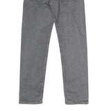 LEVI'S 502 Mens Grey Regular Straight Denim Medium W30 L32 Cotton Blend Zip