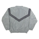 SKILCRAFT Mens Grey Army Nylon Track Jacket L Lightweight Zip Closure