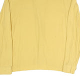 & OTHER STORIES Womens Yellow Blouse Long Sleeve Point Collar Button Front S