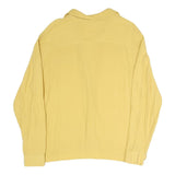 & OTHER STORIES Womens Yellow Blouse Long Sleeve Point Collar Button Front S
