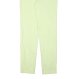 MARIE VALOIS Womens Cotton Blend Slim Cream Trousers W32 L34 Zip Fit