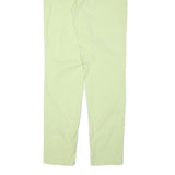 MARIE VALOIS Womens Cotton Blend Slim Cream Trousers W32 L34 Zip Fit
