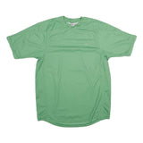 NIKE Mens Green Crew Neck Short Sleeve T-Shirt M Swoosh Logo Sportswear