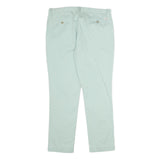 POLO RALPH LAUREN Mens Cotton Light Green Regular Straight Trousers W36 L30