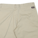 DICKIES Mens Shorts Beige Casual Classic XL W38 Workwear Durable Polyester Blend