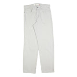 LEVI'S 550 Straight Mens Jeans White Relaxed Straight Denim Light W33 L32