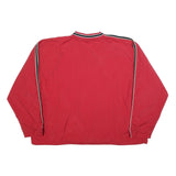 GAME Mens Red V-Neck Pullover Sweatshirt 2XL Lightweight Retro Style