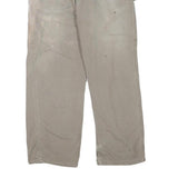CARHARTT Mens Cotton Blend Beige Regular Fit Straight Leg Trousers W38 L32