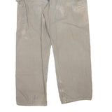 CARHARTT Mens Cotton Blend Beige Regular Fit Straight Leg Trousers W38 L32