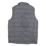 JOMA Mens Black Sleeveless Quilted Jacket M Polyester Blend Zip Outerwear