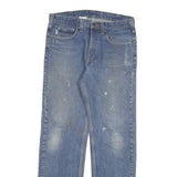 CARHARTT Mens Relaxed Blue Denim Jeans W34 L34 Zip Cotton Blend Casual Workwear