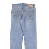 LEVI'S 505 Mens Jeans Blue Regular Straight Denim Medium W32 L32 Classic Fit
