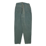 TRADERS Womens Jeans Green Regular Straight Denim W25 L28 Comfortable Cotton