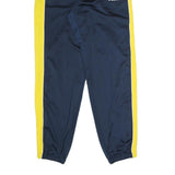 LOTTO Mens Joggers Navy Blue & Yellow Slim Tapered L W32 L33 Sportswear