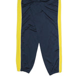LOTTO Mens Joggers Navy Blue & Yellow Slim Tapered L W32 L33 Sportswear