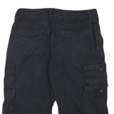 DECREE Womens Black Cargo Cotton Blend Shorts M W30 Utility Casual Summer