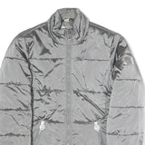 MICHAEL KORS Womens Grey Jacket S Polyester Puffer Zip Casual Lightweight