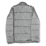 MICHAEL KORS Womens Grey Jacket S Polyester Puffer Zip Casual Lightweight
