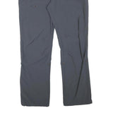 MAIER Mens Polyester Blend Blue Regular Straight Trousers W38 L32 Outdoor Casual