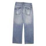 REPLAY Mens Regular Blue Denim Rinse Jeans W32 L31 Classic Button Cotton Blend