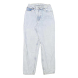 MANGO Womens Jeans Blue Relaxed Straight Denim Light W24 L27 Casual Classic