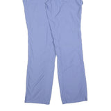 COLUMBIA Womens Regular Blue Zip Polyester Blend Cargo Pocket Trousers W30 L32