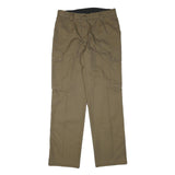 IN LINE COLLECTION Womens Regular Beige Cargo Trousers W31 L31 Polyester Blend