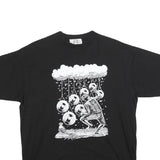 NOE'S ARK Mens Black Graphic T-Shirt M Short Sleeve Crew Neck Unique Print