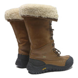 UGG Adirondack III Womens Lace-Up Boots Brown Leather UK 7.5 Warm Winter Grip