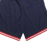 NBA Mens Shorts Navy Blue Red White Basketball S W28 Elastic Waistband Sport