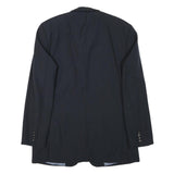 PIERRE CARDIN Mens Black Wool Blend Button Jacket M Tailored Plain Classic