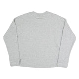 DKNY Womens Grey Cotton Blend Crew Neck Sweatshirt M Casual Pullover