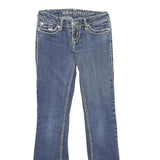 BLUE ASPHALT Womens Jeans Blue Regular Straight Denim Medium W24 L30 Stylish