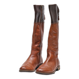 TAMARIS High Boots Brown Leather Womens UK 4