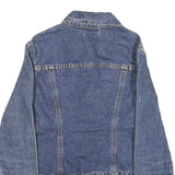 LEVI'S Womens Blue Denim Jacket M Cotton Button Classic Style