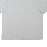 DICKIES Mens Grey Crew Neck L Sleeve Cotton Blend Plain T-Shirt