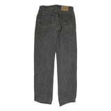 LEVI'S 501 Mens Jeans Black Regular Straight Denim Medium W32 L30 Classic Button