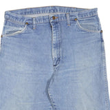 WRANGLER Mens Denim Blue Shorts XL W36 Classic Fit Cotton Blend