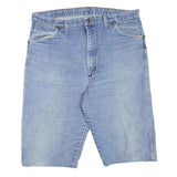 WRANGLER Mens Denim Blue Shorts XL W36 Classic Fit Cotton Blend